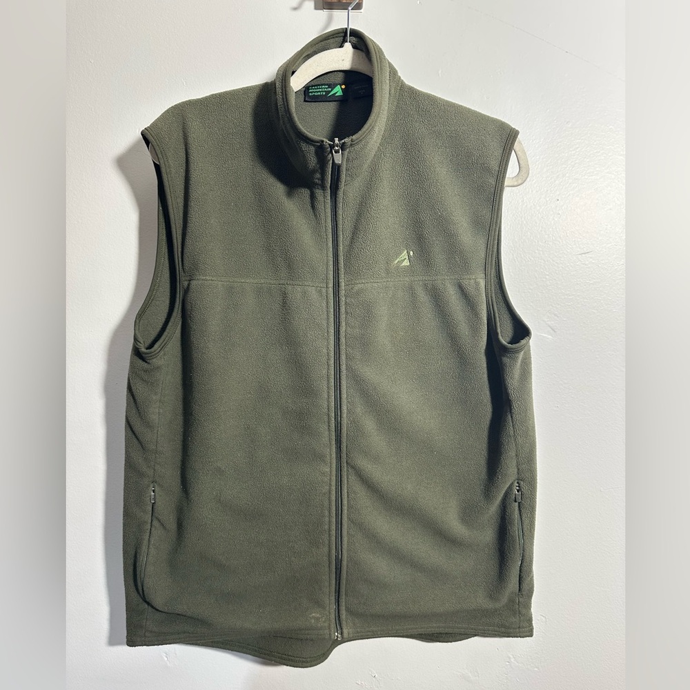 Eastern Mountain Sports Men’s M Olive Green Fleece Vest | SKU 0437